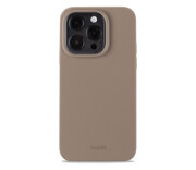 Holdit Silicone Case iPhone 14 Pro Mocha Brown Holdit