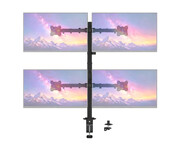 Mozos MS04 uchwyt VESA do 4 monitorów 17–32” Mozos