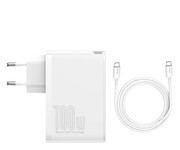 Baseus GaN2 Pro Quick Charger 2C+2U 100W EU White Baseus