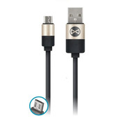 Forever Kabel USB-microUSB 1M FOREVER modern czarny # Forever