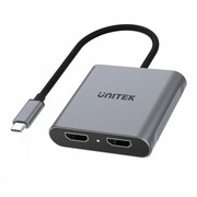 Unitek Adapter USB-C - 2x HDMI z MST Unitek