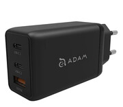 Adam Elements OMNIA F6 65W PD 3.0 QC 3.0 + kabel USB-C 2m czarny Adam Elements