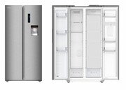 Amica FY5079.3DFXBI No Frost 176,3cm Srebrna Podajnik Wody Kostkarka Twistowa 430L FY5079.3DFXBI AMICA