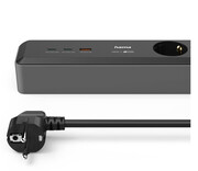 Hama LISTWA ZASILAJĄCA 3x SCHUKO 1,4M 2xUSB C/A PD 100W Hama