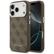 Guess 4G Classic Logo MagSafe do iPhone 17 Pro brązowy Guess
