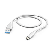 Hama KABEL USB - USB-C 1.5M HAMA biały # Hama