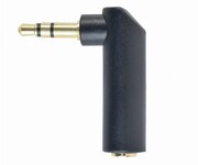 GEMBIRD Adapter kątowy stereo 3,5 mm, kątowy 90 ° A-3.5M-3.5FL Adapter kątowy stereo 3 5 mm kątowy 90 A-3.5M-3.5FL GEMBIRD