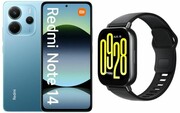 XIAOMI REDMI NOTE 14 6/128GB Niebieski + Redmi Watch 5 Active Czarny REDMI NOTE 14 6/128GB Niebieski Redmi Watch 5 Active Czarny XIAOMI