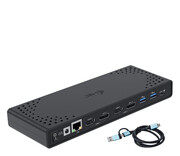 i-tec USB 3.0 / USB-C / Thunderbolt 3 Dual Display Docking Station i-tec