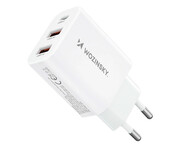 Wozinsky Ładowarka sieciowa30W USB-C / 2 x USB-A biała CWCUCW Wozinsky