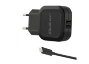 Qoltec Ładowarka Sieciowa 2 x USB 3,4A 17W + USB-C Qoltec
