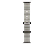 Apple 49mm Translucent Grey Ocean Band - Black Titanium Finish Apple