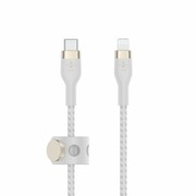BELKIN Kabel BoostCharge USB-C/Lightning Silikonowy w oplocie 3m biały CAA011bt3MWH Kabel BoostCharge USB-C/Lightning Silikonowy w oplocie 3m biały CAA011bt3MWH BELKIN