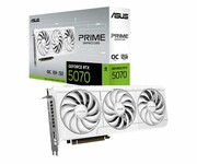 ASUS GeForce RTX 5070 Prime OC White 12GB GDDR7 DLSS4 PRIME-RTX5070-O12G-WHITE GeForce RTX 5070 Prime OC White 12GB GDDR7 DLSS4 PRIME-RTX5070-O12G-WHITE ASUS