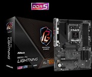 ASROCK Płyta główna B650 PG LIGHTNING AM5 4DDR5 HDMI M.2 ATX Płyta główna B650 PG LIGHTNING AM5 4DDR5 HDMI M.2 ATX ASROCK