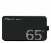 QOLTEC Ładowarka sieciowa 65W GaN Fast SLIM 5-20V 3.25A USB-C 3.1 Ładowarka sieciowa 65W GaN Fast SLIM 5-20V 3.25A USB-C 3.1 QOLTEC