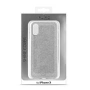 Puro Glitter Shine Cover do iPhone X Silver Puro
