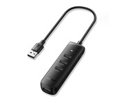 UGREEN Adapter 4w1 CM416 Hub USB do 4x USB 0.25m czarny UGREEN