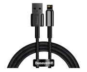 Baseus USB do Lightning Tungsten Gold, 2.4A, 1m (czarny) CALWJ-01
