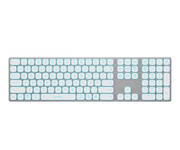 Silver Monkey Alu Keys Premium Backlight White Silver Monkey