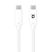 Xqisit KABEL USB -C- USB-C XQISIT 1M biały # Xqisit