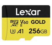 Lexar 256GB microSDXC Professional GOLD UHS-II U3 V60 Lexar