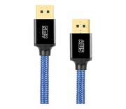 Silver Monkey X Kabel DisplayPort 2.0 Ultra w oplocie 3m niebieski SMXA012 Kabel DisplayPort 2.0 Ultra w oplocie 3m niebieski SMXA012 Silver Monkey X