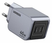 UGREEN Ładowarka sieciowa Nexode Pro 45W 2x USB-C szara Ładowarka sieciowa Nexode Pro 45W 2x USB-C szara UGREEN