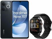 REALME REALME Note 70T 4/128 Obsidian Black + Smartwatch realme 5 Titanium Black RMW2501 REALME Note 70T 4/128 Obsidian Black Smartwatch realme 5 Titanium Black RMW2501 REALME