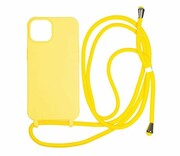 Mobile Origin Lanyard Case do iPhone 14 yellow Lanyard Case do iPhone 14 yellow Mobile Origin