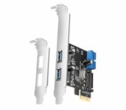 AXAGON Kontroler PCIe 2+2x port USB 3.2 GEN Kontroler PCIe 2 2x port USB 3.2 GEN AXAGON
