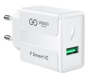 VIGGO DESIGN 1xUSB 2.4A Biala VIGGO DESIGN
