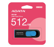 ADATA 512GB DashDrive UV128 czarno-niebieski (USB 3.2) ADATA