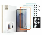 TECH-PROTECT Supreme Set 3-Pack do Samsung Galaxy S25 Ultra Clear 5906302322343 Supreme Set 3-Pack do Samsung Galaxy S25 Ultra Clear 5906302322343 TECH-PROTECT