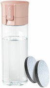 BRITA Butelka z filtrem VITAL Pastelowa Brzoskwinia + 2 filtry do wody MicroDisc Butelka z filtrem VITAL Pastelowa Brzoskwinia BRITA