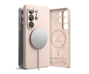 Ringke Silicone Magnetic Magsafe Galaxy S26 Ultra Pink Sand Ringke