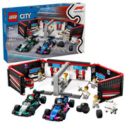 LEGO City 60444 F1® Garaż i bolidy Mercedes-AMG i Alpine LEGO
