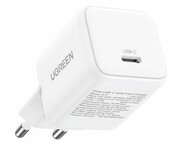 UGREEN Ładowarka sieciowa X512 20W GaN 1x USB-C - biała 6941876255542 Ładowarka sieciowa X512 20W GaN 1x USB-C - biała 6941876255542 UGREEN
