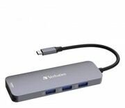 VERBATIM USB-C - 2x USB 3.0, USB-C PD, 2xHDMI, SD, microSD 32151 USB-C - 2x USB 3.0 USB-C PD 2xHDMI SD microSD 32151 VERBATIM