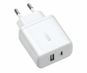 UGREEN Ładowarka sieciowa X227 20W GaN 1x USB-A 1x USB-C - biała 6941876243105 Ładowarka sieciowa X227 20W GaN 1x USB-A 1x USB-C - biała 6941876243105 UGREEN