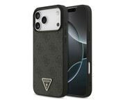 Guess Leather 4G Triangle Strass MagSafe do iPhone 17 Pro Max Guess