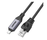Unitek Przewód sieciowy USB-C - RJ-45 3m (z Thunderbolt 3/4) Unitek