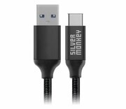SILVER MONKEY Kabel USB-A na USB-C 0,5 m 45W Kabel USB-A na USB-C 0 5 m 45W SILVER MONKEY