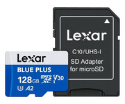 Lexar 128GB microSDXC Blue Plus UHS-I A2 V30 Lexar