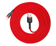 Baseus Kabel Cafule USB-A / Lightning 2A QC 3.0 3 m - czerwony Baseus