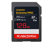 Sandisk 128GB SDXC Extreme PRO UHS-II V90 310/304 MB/s Sandisk
