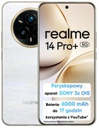 REALME 14 Pro+ 5G 8/256GB Biały 14 Pro+ 5G 8/256GB Biały REALME