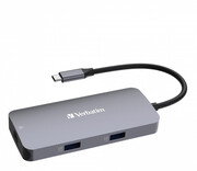 Verbatim USB-C - 2x USB 3.0, USB-C PD, HDMI, RJ45 Verbatim