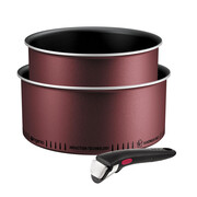 Tefal ZESTAW INGENIO SIMPLY COOK 3 ELEMENTY (RONDEL 18CM/20CM+RĄCZ Tefal
