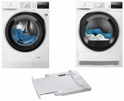 Pralka ELECTROLUX EW6F2482P SensiCare 600 1400obr 8kg + suszarka EW6D285YP z pompą ciepła Seria 600 8kg + łącznik AEG A1WYHSK2 EW6F2482P + EW6D285YP + AEG A1WYHSK2 ELECTROLUX